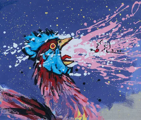 이홍원, 작품 20, 소재: 닭